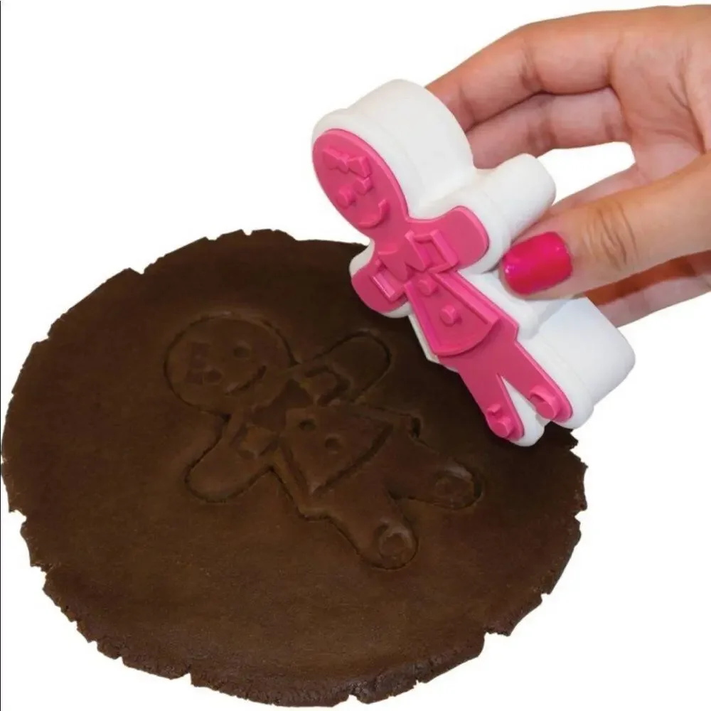 Tovolo Ginger Girl Cookie Cutter and 6 Stamps